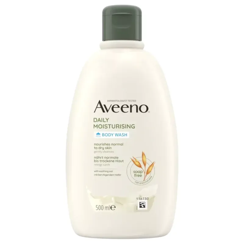Aveeno Daily Moisturising intenzíven tápláló tusolókrém enyhe illattal 500 ml Olcsóbb