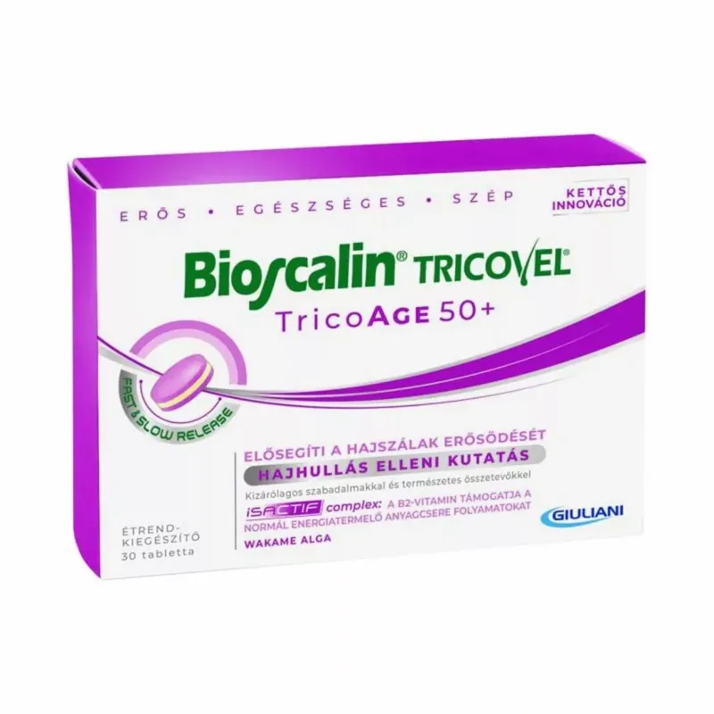 Bioscalin Tricovel TricoAge 50+ étrend-kiegészítő tabletta 30 db Árcsökkenés