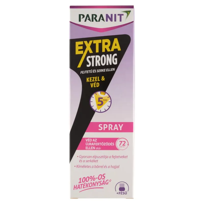 Paranit Extra Strong spray fejtetű és serke ellen 100 ml Csak ma