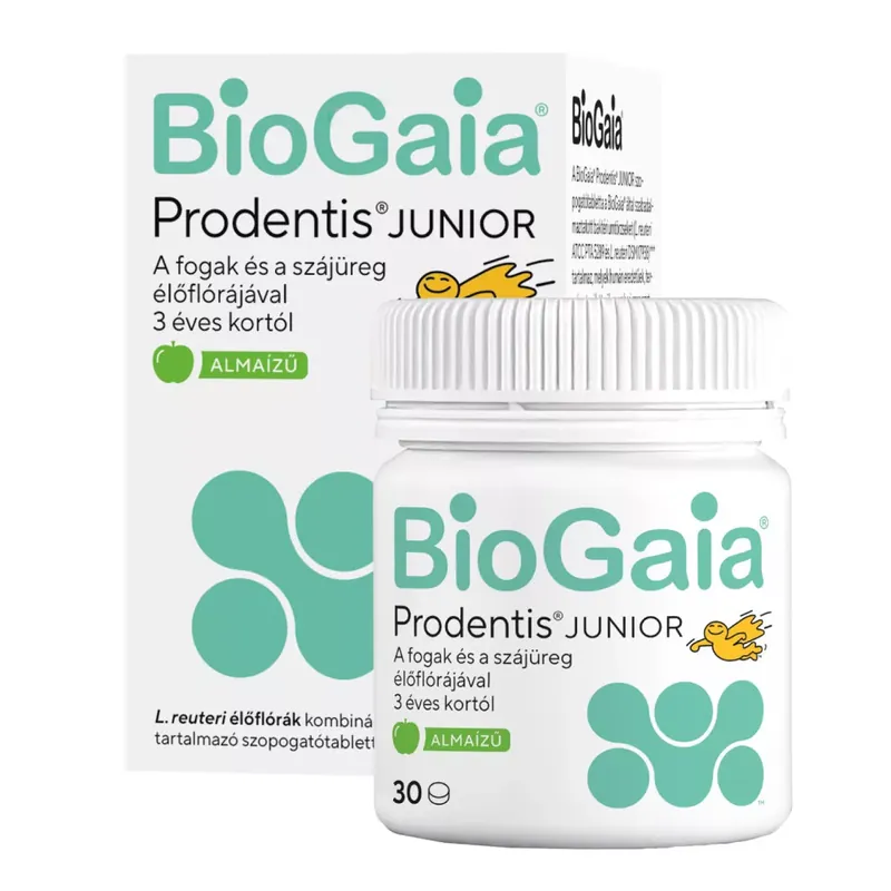 Csak ma BioGaia Prodentis Junior szopogatótabletta alma 30 db