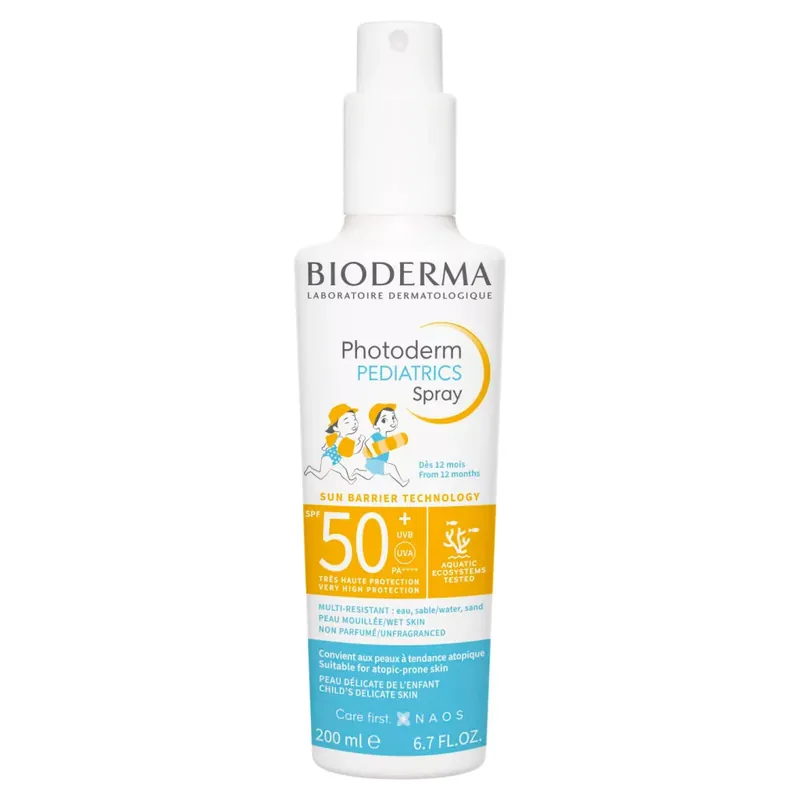 Azonnali szállítás Bioderma Photoderm Pediatrics SPRAY SPF50+ 200 ml