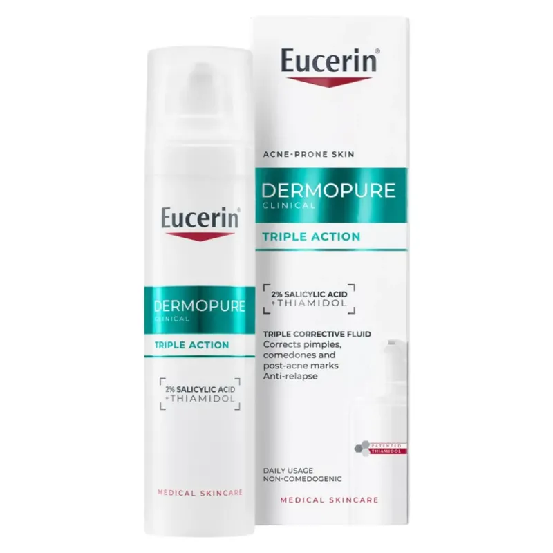 Eucerin DermoPure Clinical Triple Action korrektív fluid 40 ml Biztonságos vásárlás