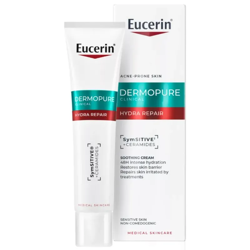 Eucerin DermoPure Clinical Hydra Repair bőrnyugtató krém 40 ml Expressz szállítás