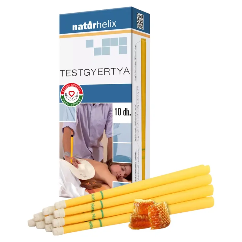 Gyors szállítás Naturhelix testgyertya natúr 10 db