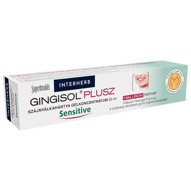 Interherb Gingisol Plusz Sensitive szájnyálkahártya gél 20 ml Prémium