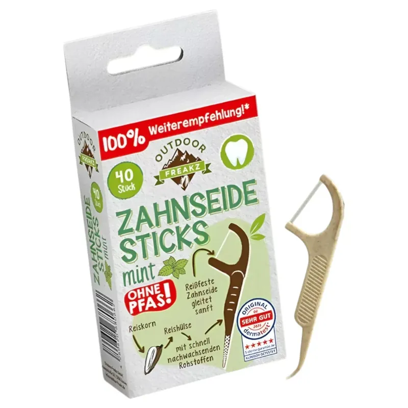Outdoor Freakz fogköz pálcika menta ízű fogselyemmel 40 db Gyors kiszállítás