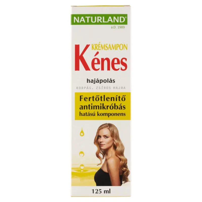 Naturland kénes krémsampon 125 ml Korlátozott ajánlat