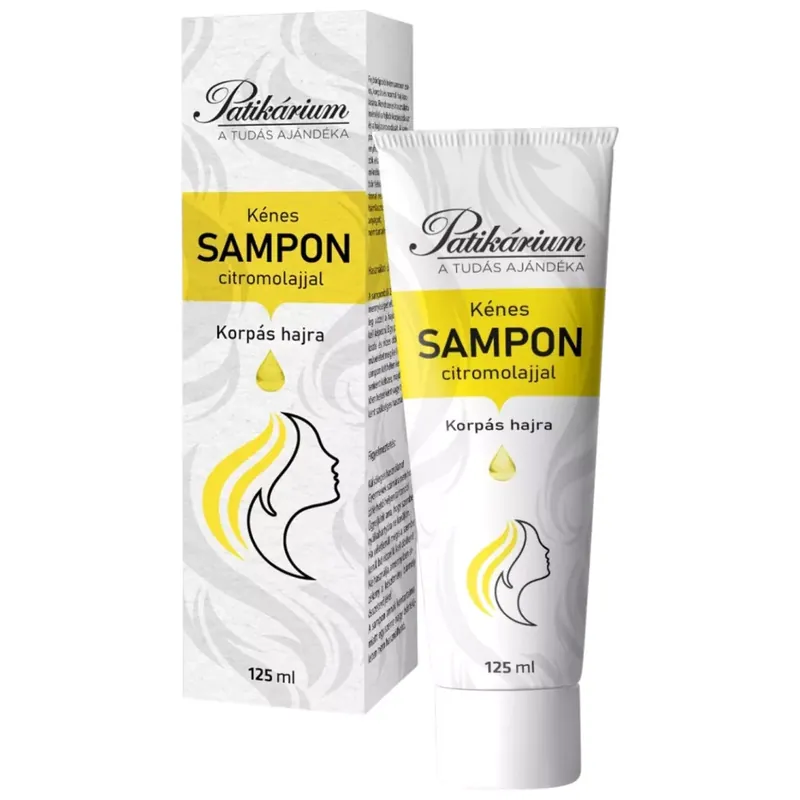 Patikárium kénes sampon citromolajjal 125 ml Biztonságos vásárlás