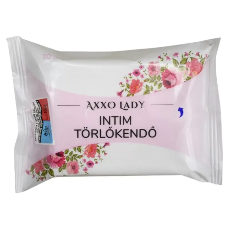 Vásárlói kedvenc Axxo Lady intim törlőkendő 20 db