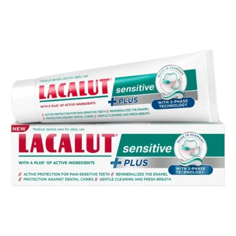 Szezonális akció Lacalut Sensitive Plus fogkrém 75 ml