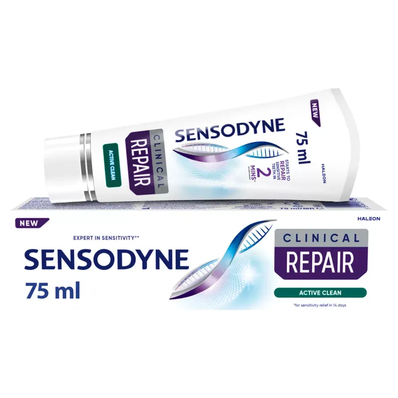 Kihagyhatatlan ajánlat Sensodyne Clinical Repair Active Clean fogkrém 75 ml