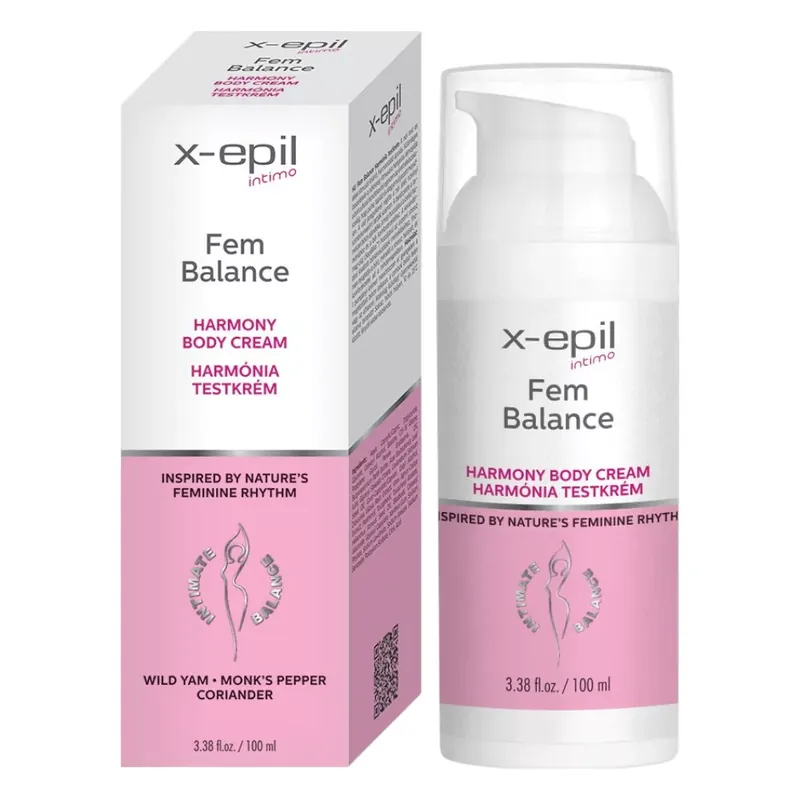 Biztonságos fizetés X-Epil Intimo Fem Balance Harmónia testkrém 100 ml