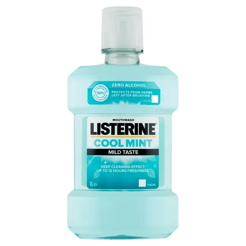 Újdonság Listerine Cool Mint szájvíz - enyhe íz 1 l
