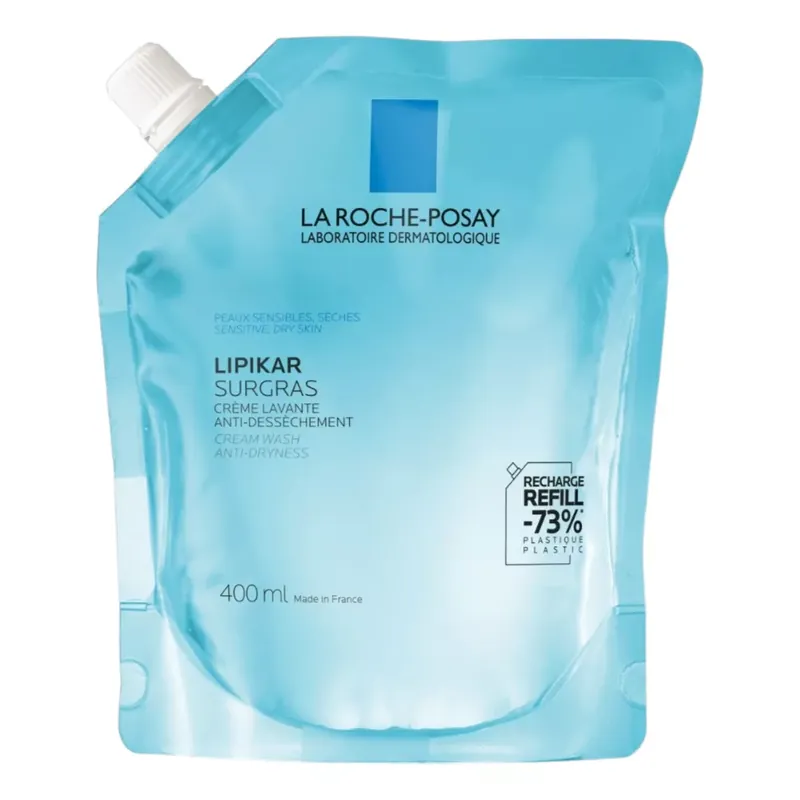 La Roche-Posay Lipikar Surgras krémtusfürdő utántöltő 400 ml Népszerű