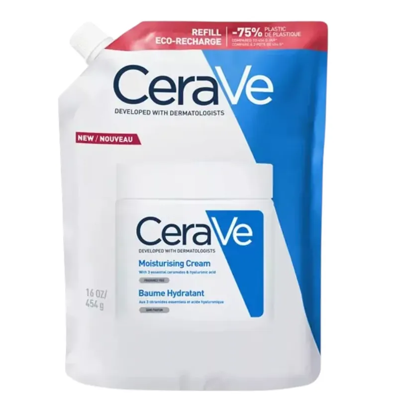 CeraVe hidratáló tápláló krém arcra és testre utántöltő 454 g Szuper akció