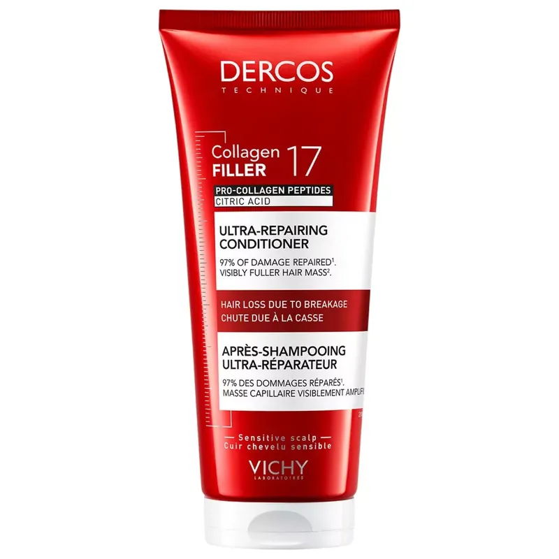 Vichy Dercos Collagen 17 Filler hajbalzsam 200 ml Azonnal elérhető