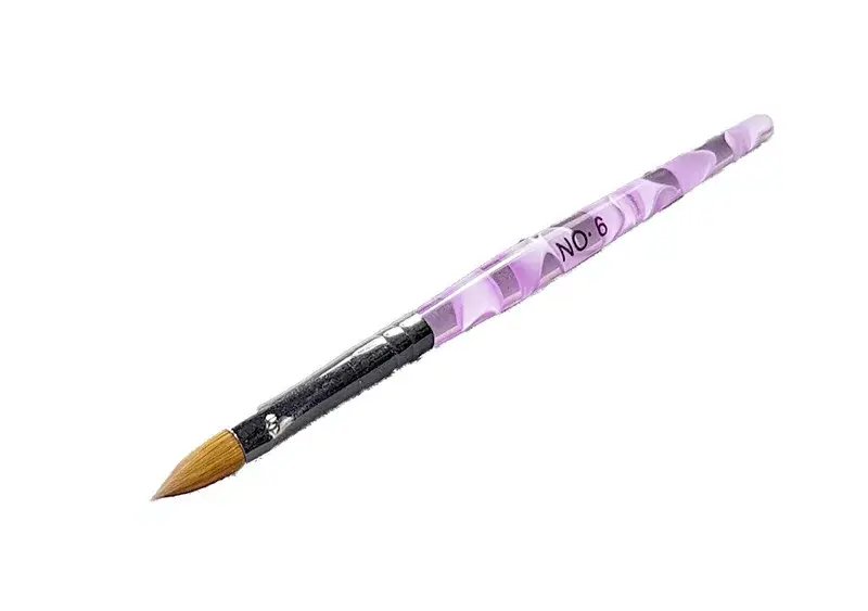 Árcsökkenés Porcelain pointed brush NO.6 P002-6 Purple