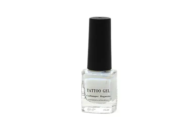 Szezonális akció Glitter powder adhesive 6 ml transparent