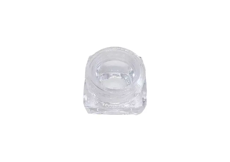 Plastic square jar 1x5 ml 014 Transparent Azonnal elérhető