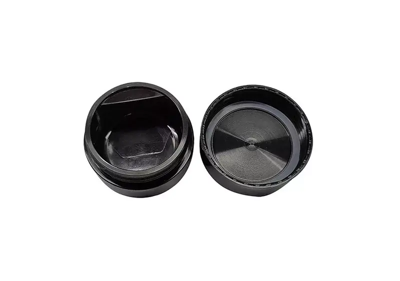 Vedd meg most Plastic jelly jar with scraper and silicone insert 35 ml 2025 Black