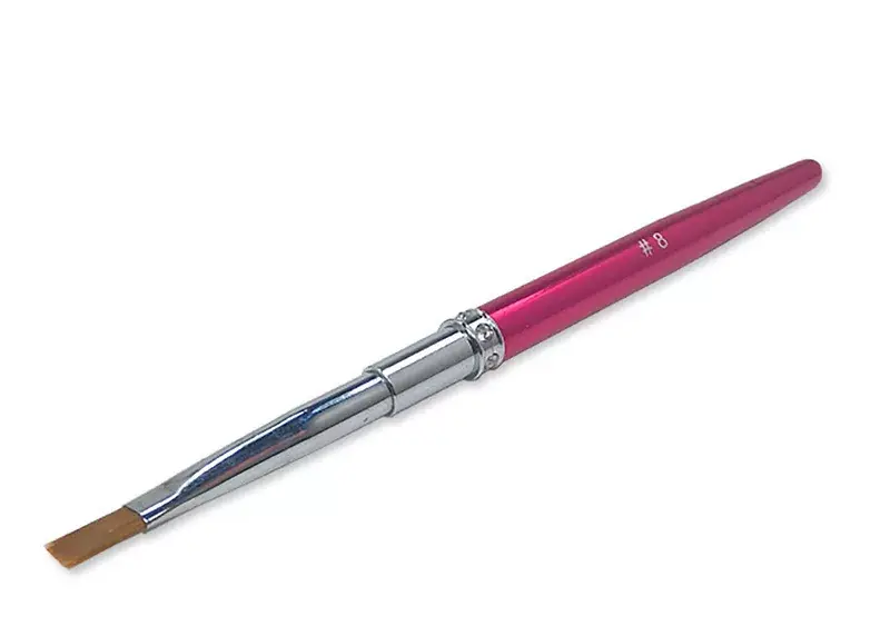 Árengedmény Flat rhinestone gel brush Z006-8 Dark pink