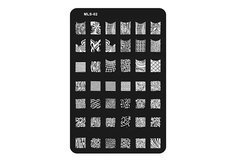 Nail stamp plate 9 5x145cm MLS-02 Biztonságos vásárlás