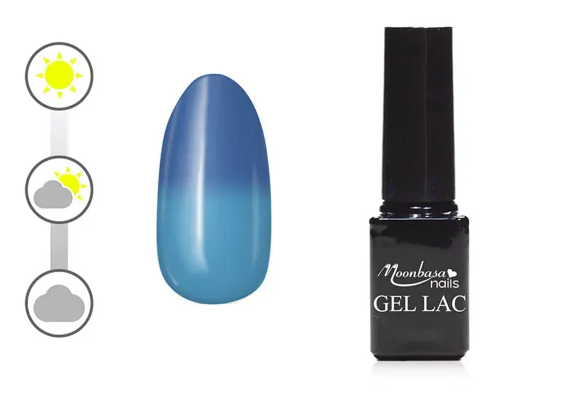Biztonságos vásárlás Solar effect gel polish 5ml 434 Baby blue