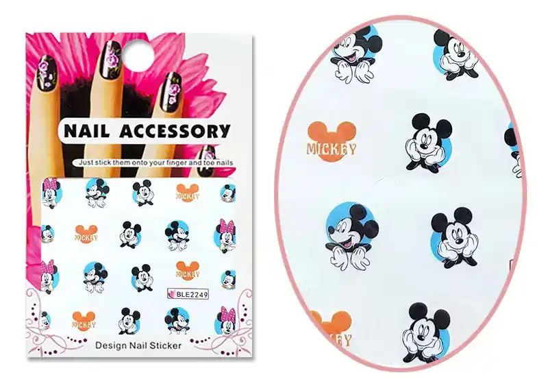 Acrylic effect sticker BLE-2249 Mickey Mouse and Minnie Mouse Utolsó esély