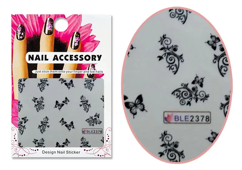 Olcsó Acrylic effect sticker BLE-2378 Butterflies