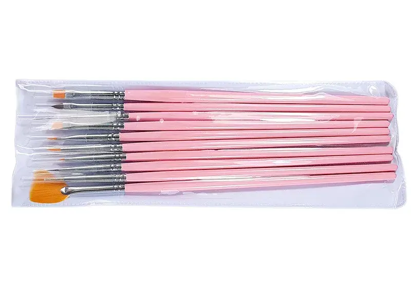 Pink brush set 10 pcs S001 Pink Kedvezményes ár