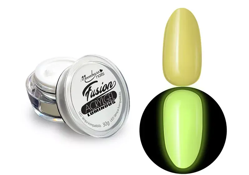 Fusion Acrylgel Luminous jar 30g 026 Yellow Szezonális akció
