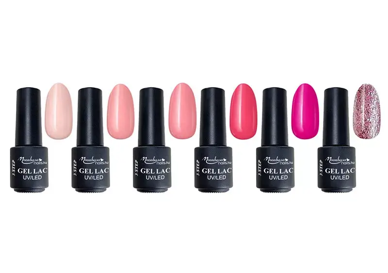 Legkelendőbb Pink Energy 3-step gel polish set