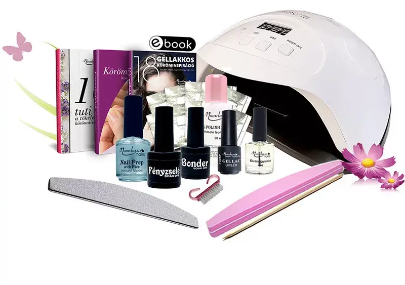 Olcsó Gel polish starter kit with 90W LED lamp