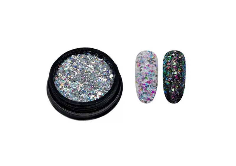 Glitter Peacock 01 Chrome Azonnali szállítás