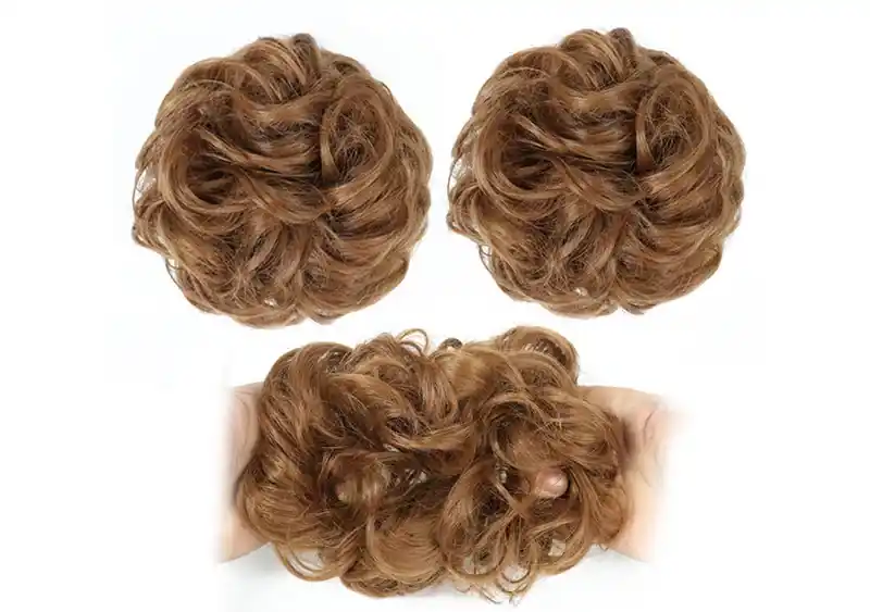 Kihagyhatatlan ajánlat Elastic hair tie/ponytail A302Q5-30 Hazelnut brown