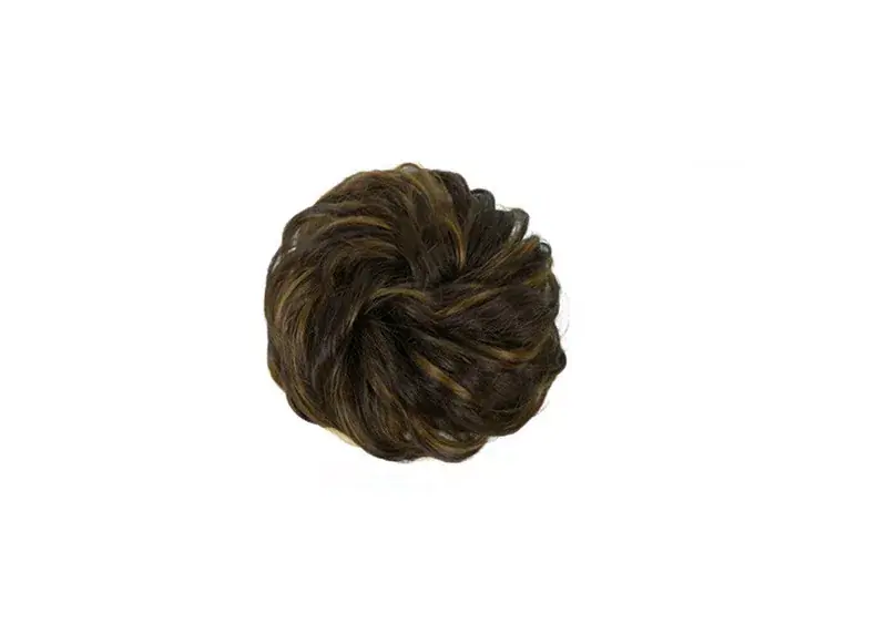 Legnépszerűbb Elasticated bun/ponytail A302Q5-4H27 Highlighted natural brown
