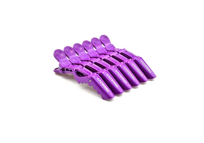 Legkelendőbb Alligator hair clips, 6 pcs Purple