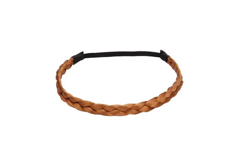 Biztonságos vásárlás Hair braid headband 04 Light brown