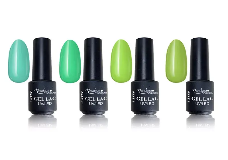 Szezonális akció Aquarius gel polish set 4x4ml