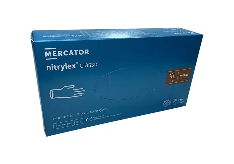 Nitrile gloves 100 pcs XL size Blue Vedd meg most