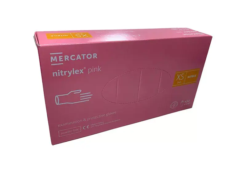 Nitrile gloves 100 pcs XS size Pink Legjobb ár