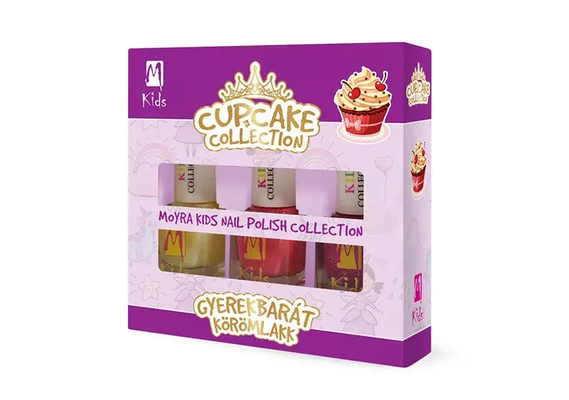 Moyra Kids körömlakk szett Cupcake Legjobb ár