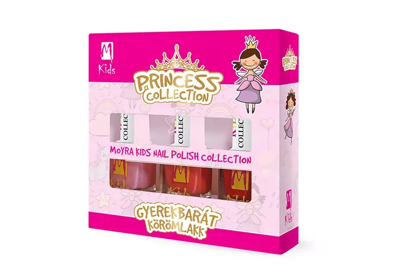 Kiárusítás Moyra Kids körömlakk szett Princess