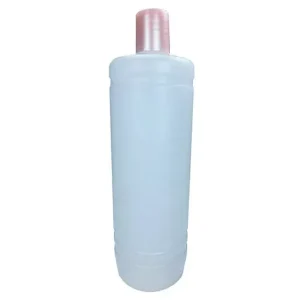 Vedd meg most Áttetsző műanyag folyadék flakon pink kupakkal 500ml
