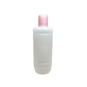 Rendeld meg most Áttetsző műanyag folyadék flakon pink kupakkal 250ml