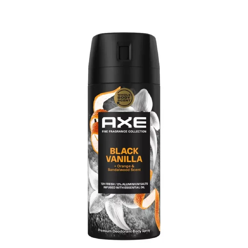 Axe FG dezodor 150 ml Black Vanilla (Fragrance) Legkelendőbb