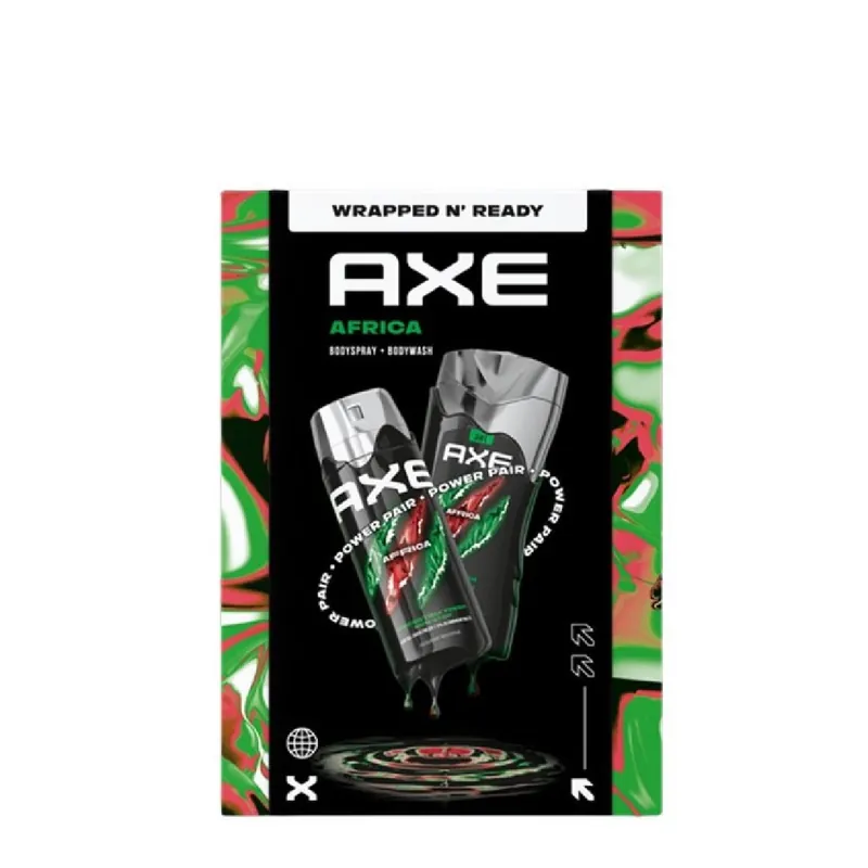 Axe ajándékcsomag Africa ( dezodor 150ml + tusfürdő 250ml ) Szezonális akció