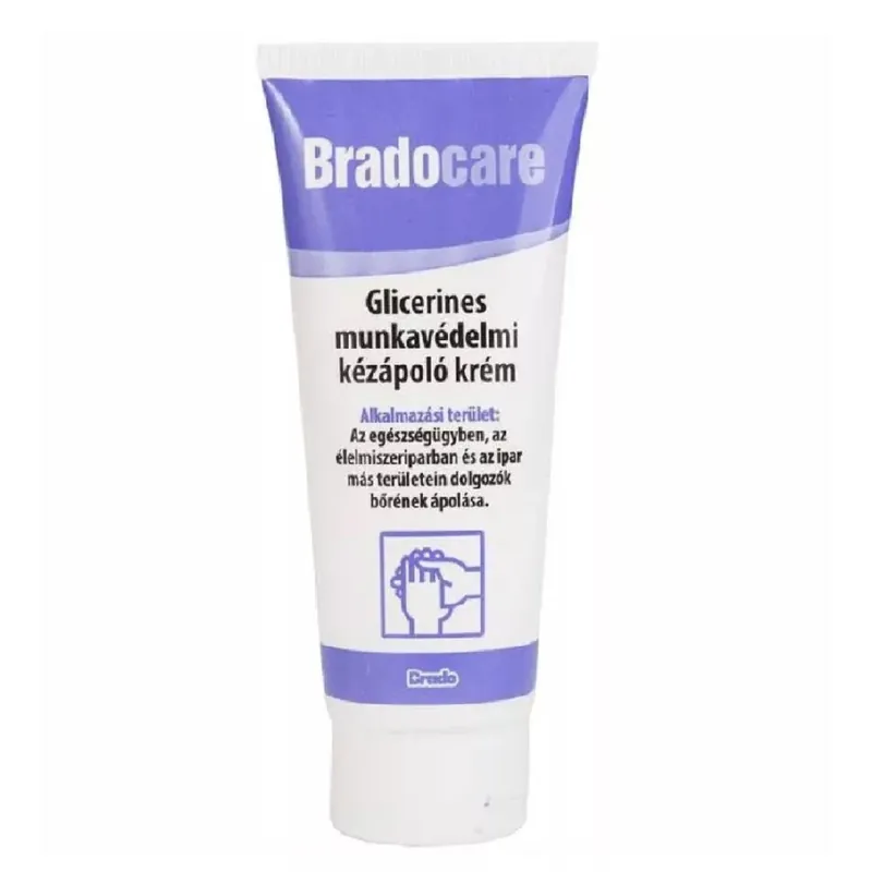 Bradocare kézápoló krém 100ml munkavédelmi glicerines Akció