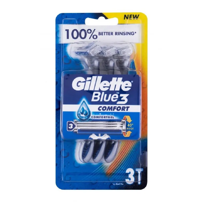 Akció Gillette Blue 3 borotva eldobható 3 db-os Blue3 Comfort