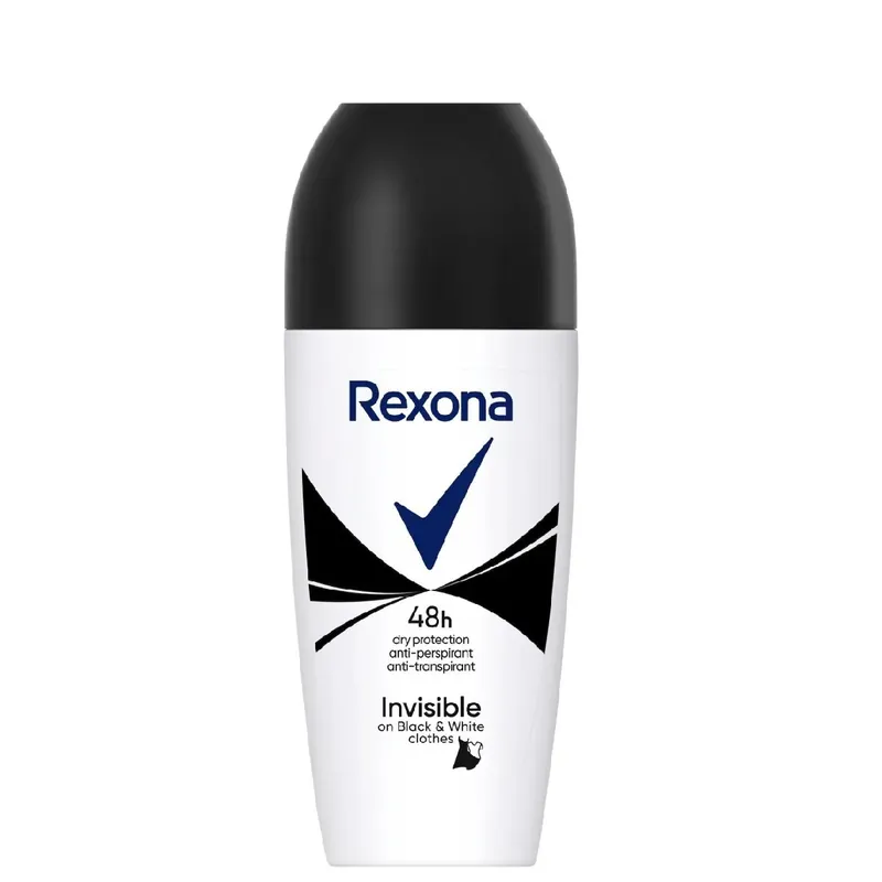 Rexona izzadásgátló roll on 50 ml Invisible Black and White Különleges ajánlat
